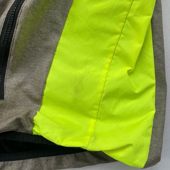 Pink Women’s M/L Victoria’s Secret Zip Hoodie Jacket Windbreaker Neon Yellow - Picture 10 of 12